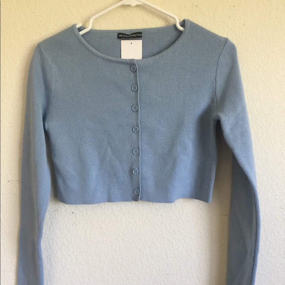 Brandy Melville blue Athelia knit top - Picture 6 of 6